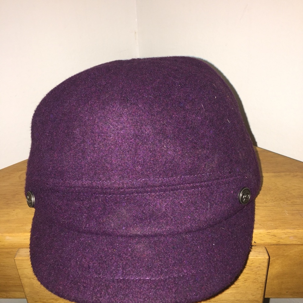 Pistil hat cap.  Deep plum color.